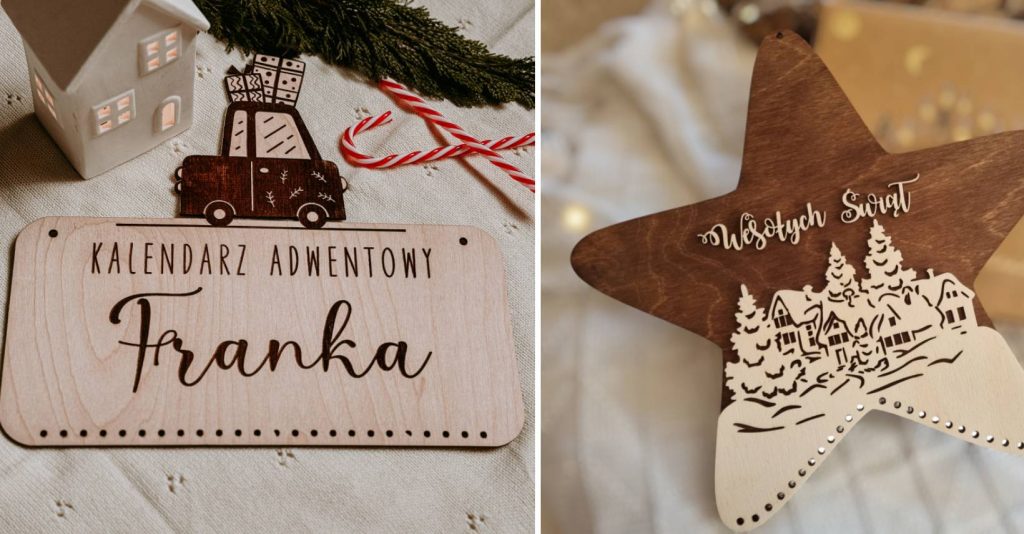 Kalendarz świąteczny handmade