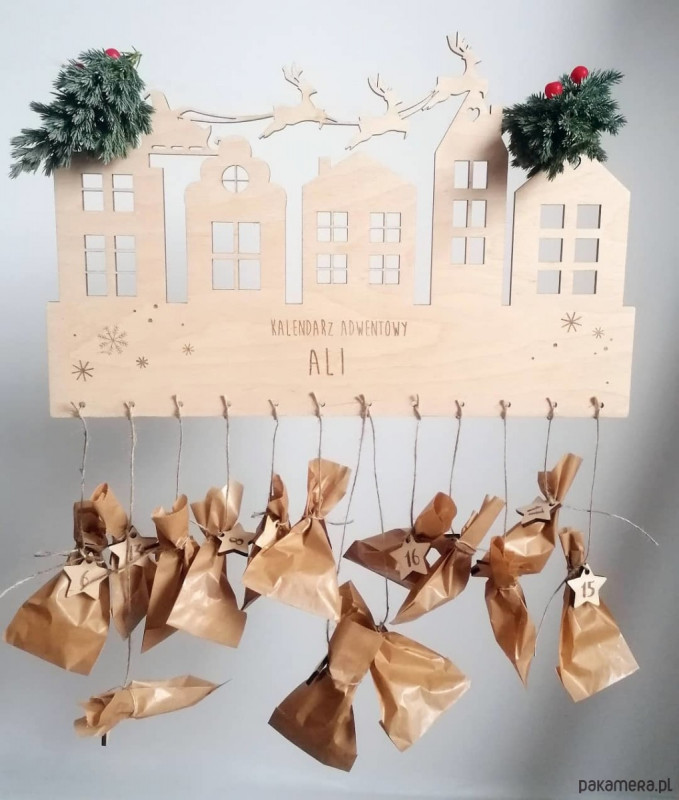 Kalendarz adwentowy z woreczkami