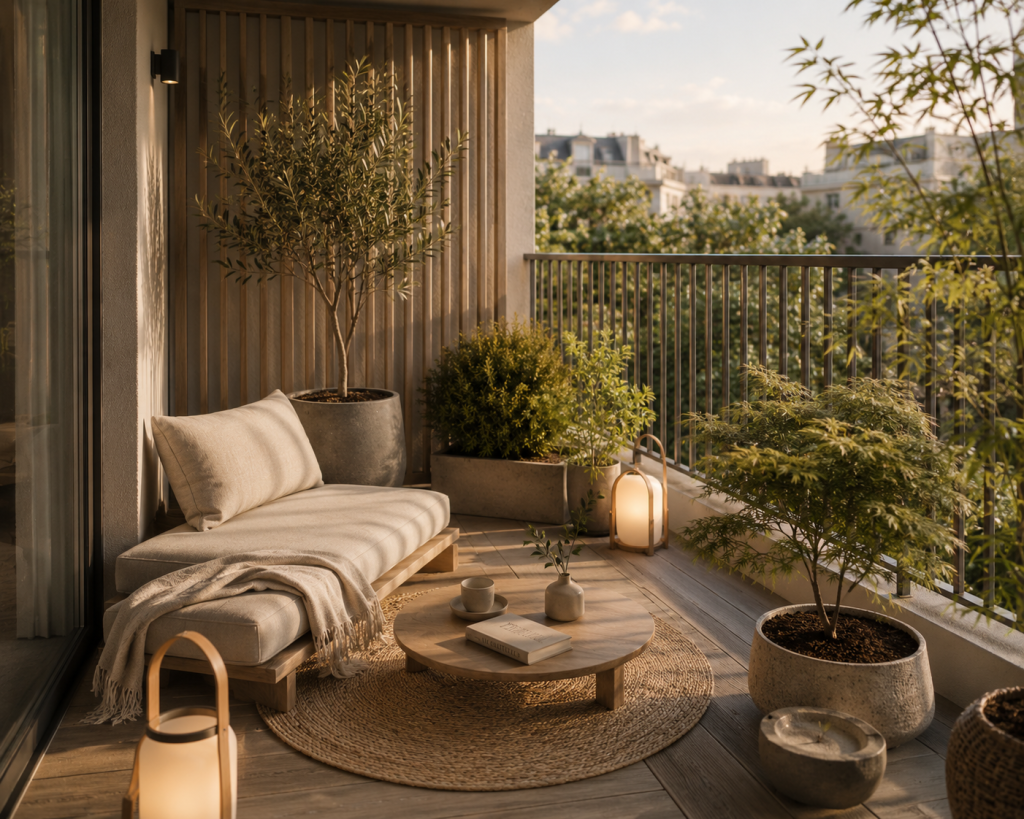 Balkon japandi