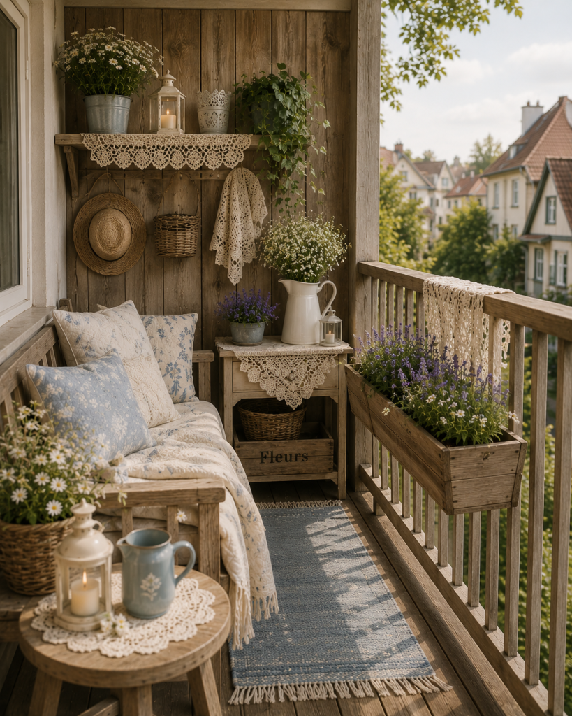 Balkon rustykalny