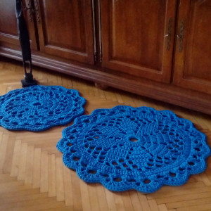 2 Dywany Dace, niebieski ukraiński