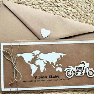 336,kartka na ślub w szczęśliwą podróż