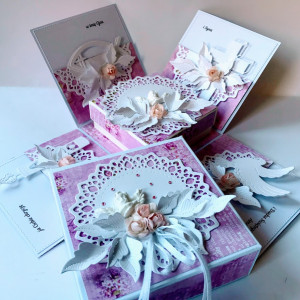 369,Chrzest-Exploding box na chrzest dziewczynki
