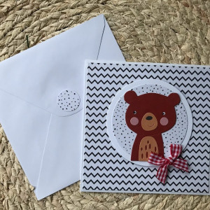 389,MISIOWA KARTKA NA URODZINY,NARODZINY LUB ROCZEK