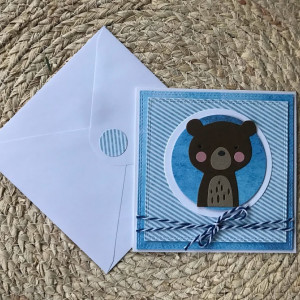 390, MISIOWA KARTKA NA URODZINY,NARODZINY LUB ROCZEK