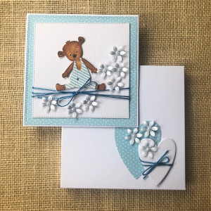 403,misiowa kartka na urodziny, narodziny lub roczek dla chłopca