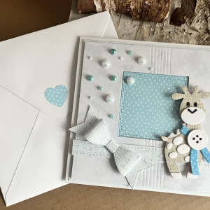 410,kartka na  narodziny,urodziny  lub roczek dla chłopczyka