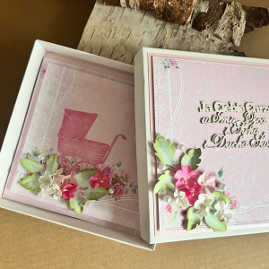 417,Kartka na Chrzest Święty z cytatem dla dziewczynki