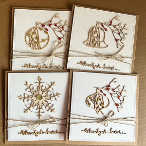 432,Boże Narodzenie - zestaw 4 kartek w eco