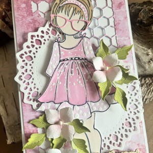 442,kartka na urodziny/imieniny dla dziewczynki