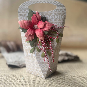 448,pudełeczko na prezent świąteczny ,mikołajkowy