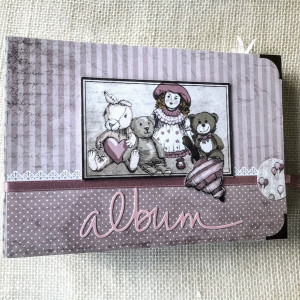 533,Oryginalny album dla dziewczynki w stylu vintage