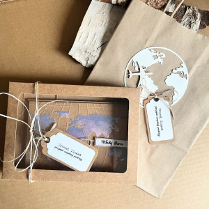 607,na ślub w szczęśliwą podróż w pudełku z torebką