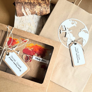 609,na ślub w szczęśliwą podróż w pudełku z torebką