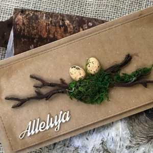 651,Wielkanoc-kartka wielkanocna -Alleluja