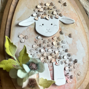 654.Wielkanocny baranek w eco.