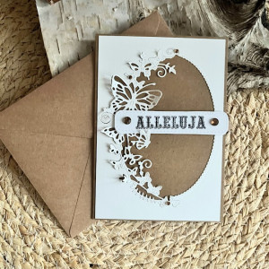 661,kartka wielkanocna w eco z ażurowym jajkiem