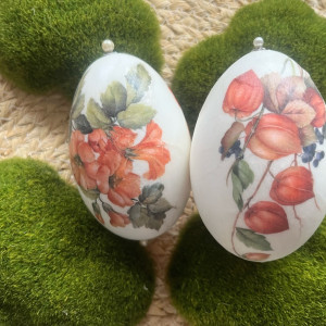 679,Dwie gęsie pisanki w pudełku