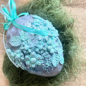 684,jajo ,pisanka w kwiatach