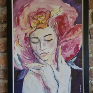 A3 Print "Rozkwitam" Art Ela Jankowska