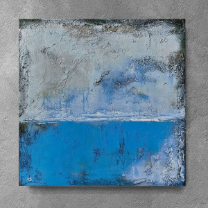 Abstrakcja -obraz akrylowy 50x50 cm.