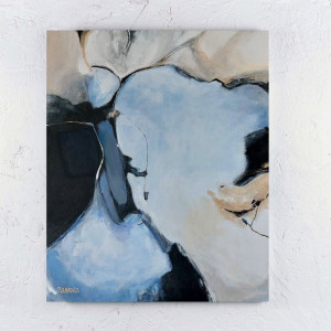Abstrakcja- obraz akrylowy 50x60 cm