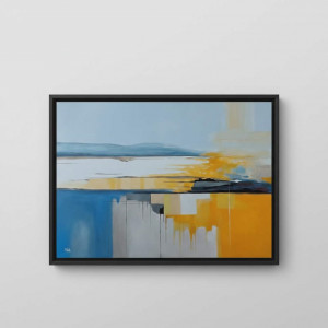 Abstrakcja  -obraz akrylowy - 70x100 cm.