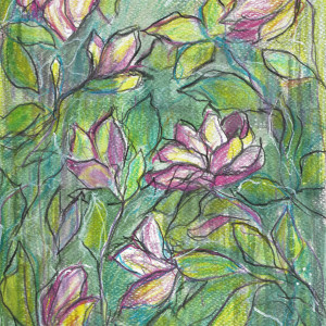 Abstrakcyjne magnolie