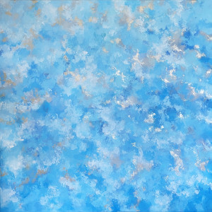 Abstrakcyjny niebieski obraz Dreaming