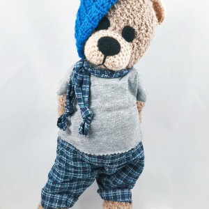 ADAM szydełkowy miś