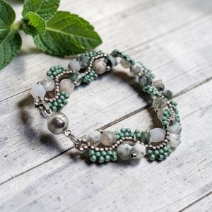 agat mszysty - bransoletka na magnes