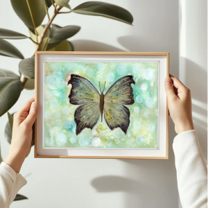 Akwarela. Motyl I A4