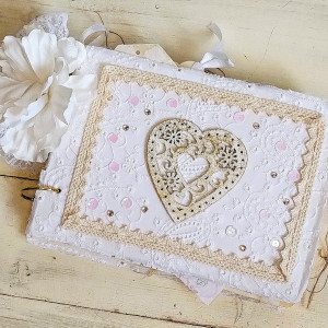 Album Księga Gości  Serce i Kwiat