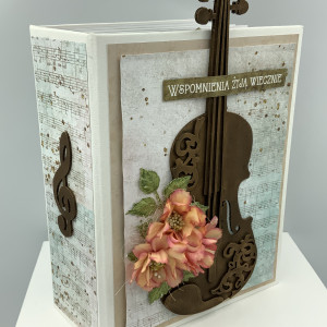 Album muzyczny, album dla skrzypaczki, personalizacja