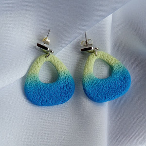 "Alma" - kolczyki z gliny polimerowej.