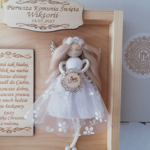anioł aniołek komunia święta pamiątka komunii