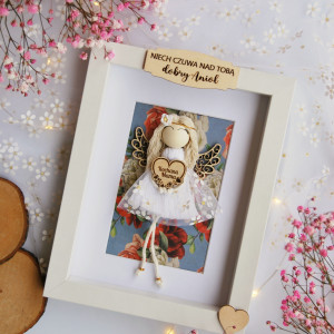 Anioł stróż dla mamy w ramce | Prezent dla mamy na różne okazje