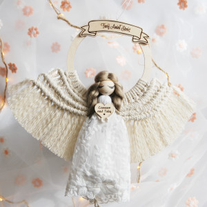 Anioł Stróż na obręczy | Anioł na prezent - na różne okazje