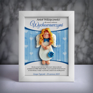 Aniołek w ramce dla wychowawczyni (cd-dz03-sk1)