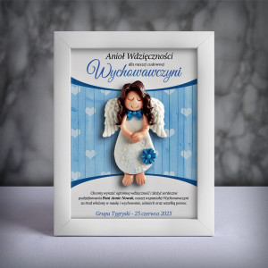 Aniołek w ramce dla wychowawczyni (cd-dz04-sk1)