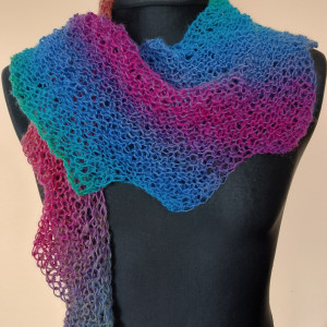 Asymetryczny mini szal Dragon