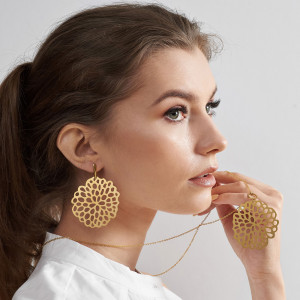 Ażurowe koła komplet biżuterii casual Eris c671