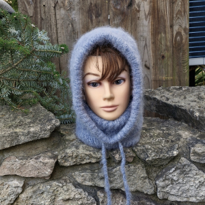 Balaclava komin handmade z alpaki i merynosa – kolor