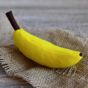 Banan filcowy / Jedzenie z filcu