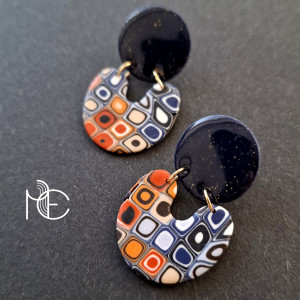 barwne odbicia no1 - kolczyki