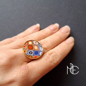 barwne odbicia no2 - pierścionek