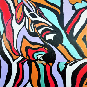 Barwy milosci , 50x40x1 cm