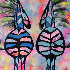 Barwy milosci pink na walentynki