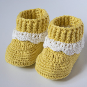 Bawełniane buciki dla niemowlaka