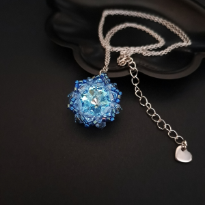 Błękitny Naszyjnik "Aqua Bohemica"